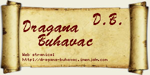 Dragana Buhavac vizit kartica